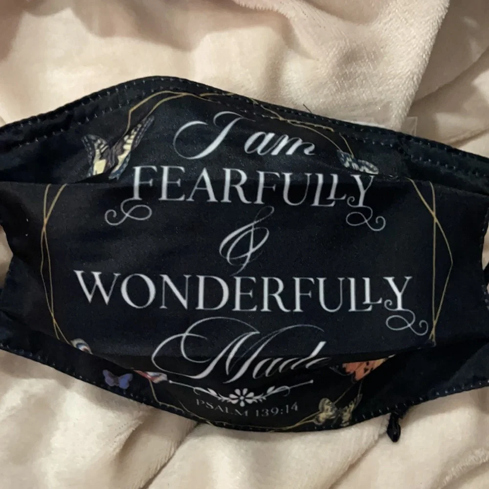 New set/2 inspirational face masks
